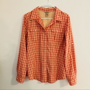 Duluth Trading Co button-down shirt